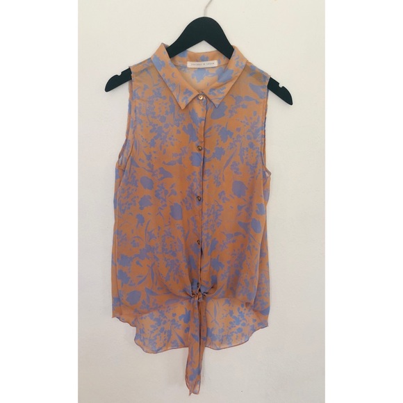 Peaches ‘N Cream Sleeveless Blouse - Picture 1 of 3